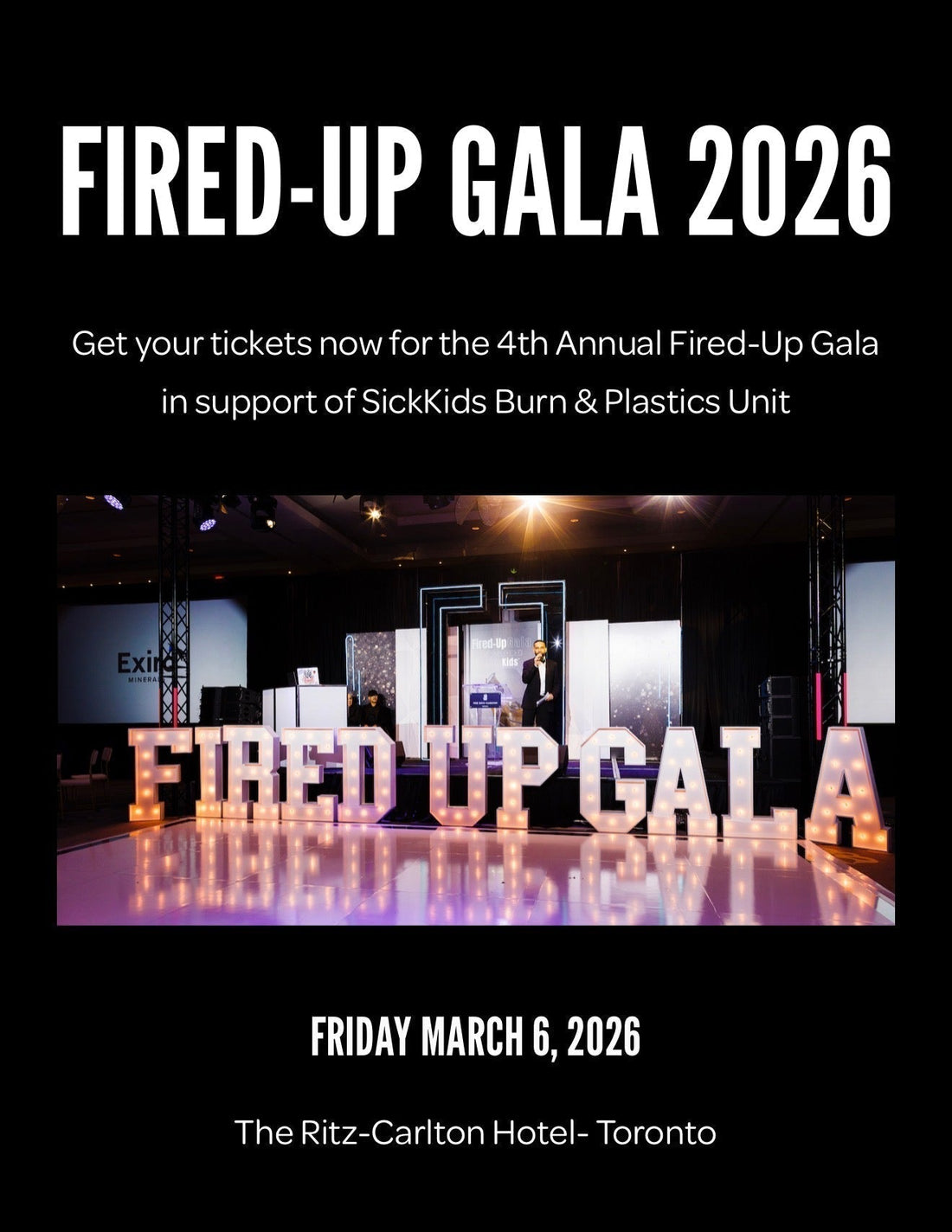 SIGFRIED YVAN illumine le Gala "Fired Up" 2026 au profit de SickKids